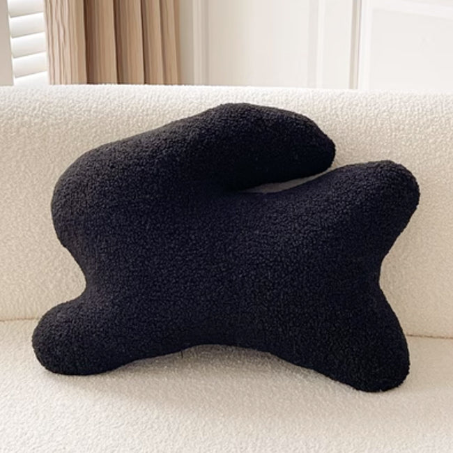 5color boa rabbit cushion