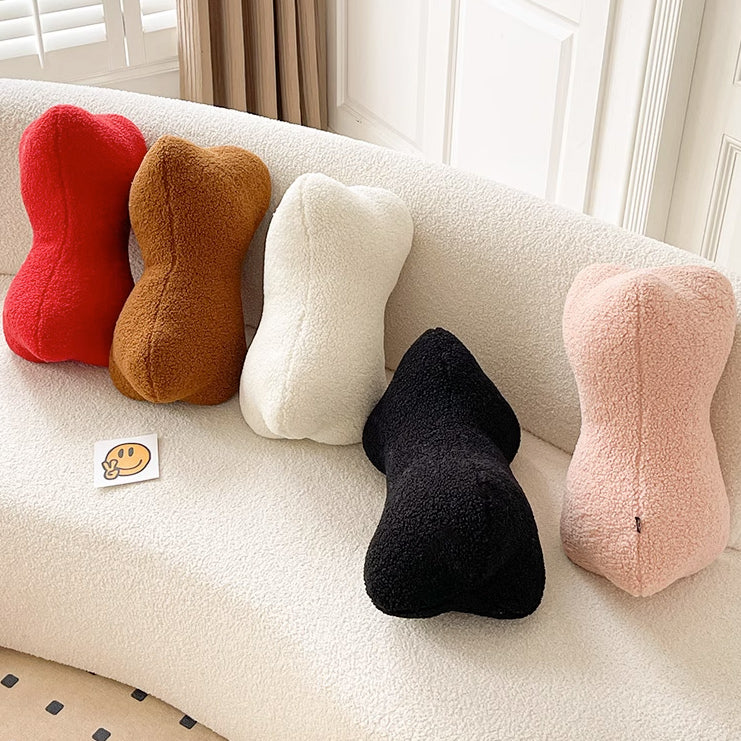 5color boa rabbit cushion