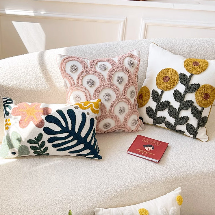 4design boa flower cushion