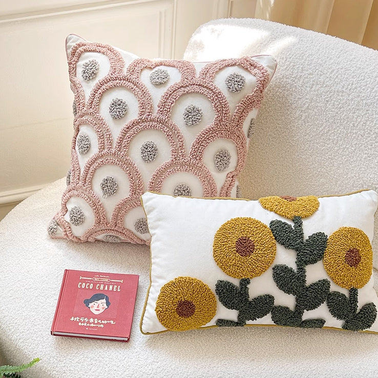 4design boa flower cushion
