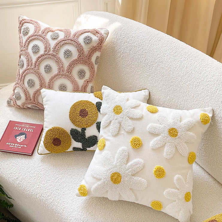 4design boa flower cushion