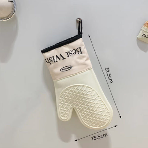 2design bicolor logo mittens