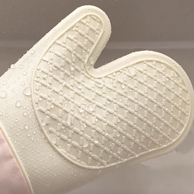 2design bicolor logo mittens