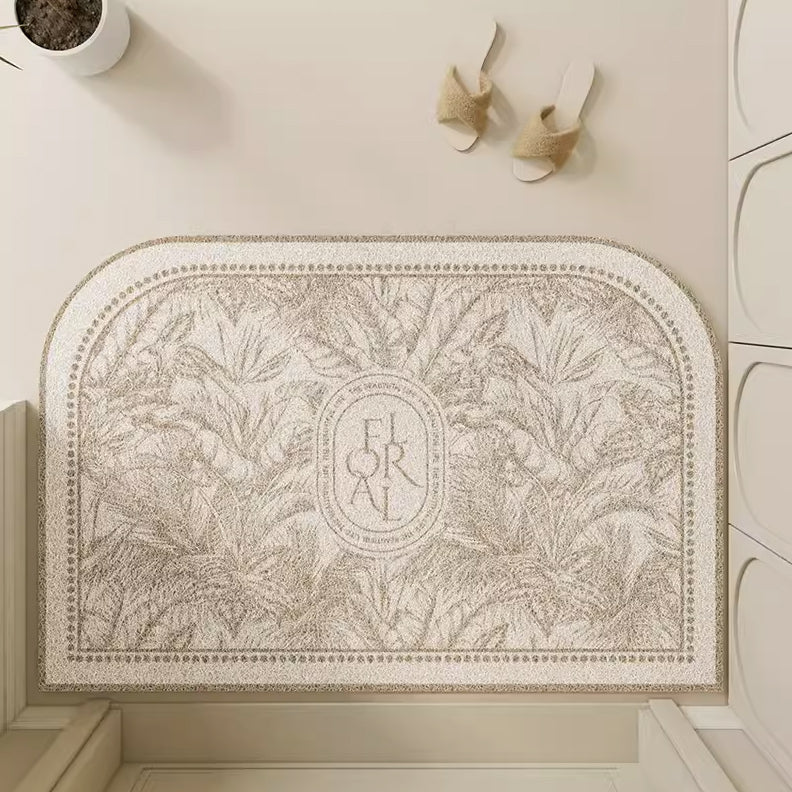 4design luxury flower door mat