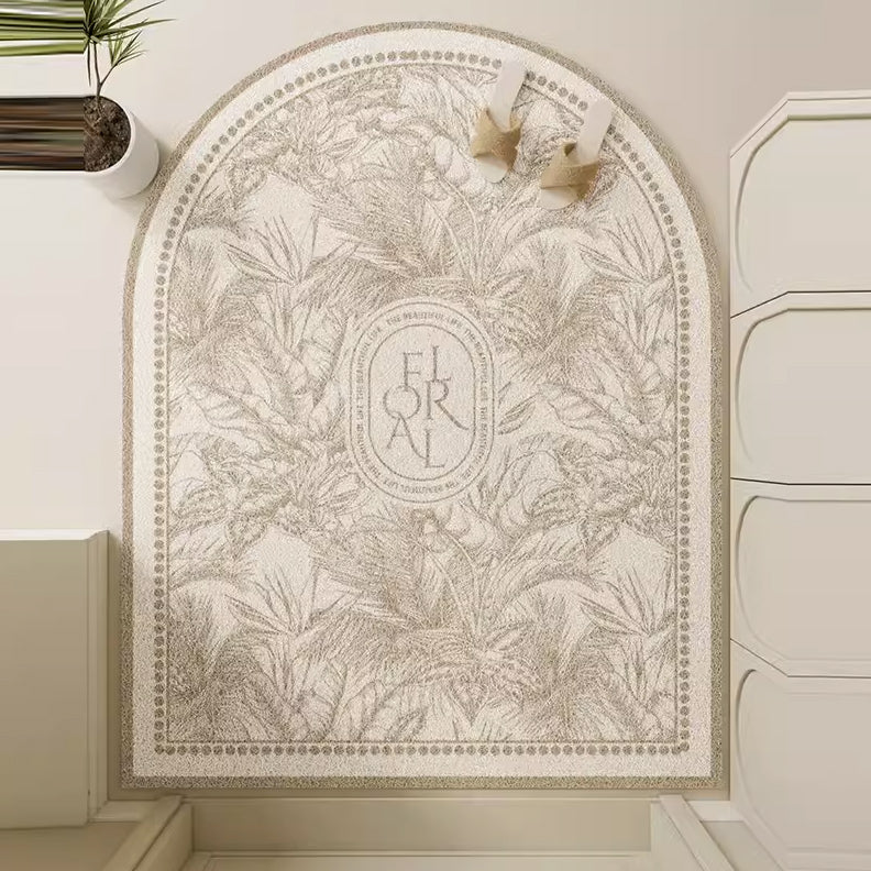 4design luxury flower door mat