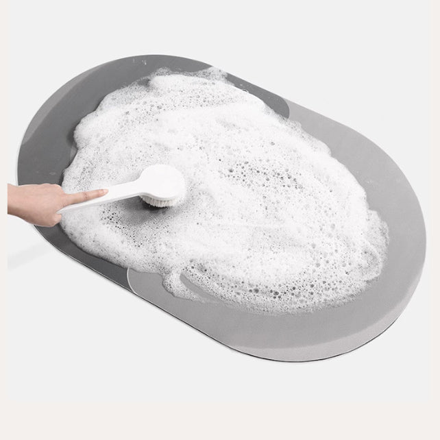 2design modern wave bath mat