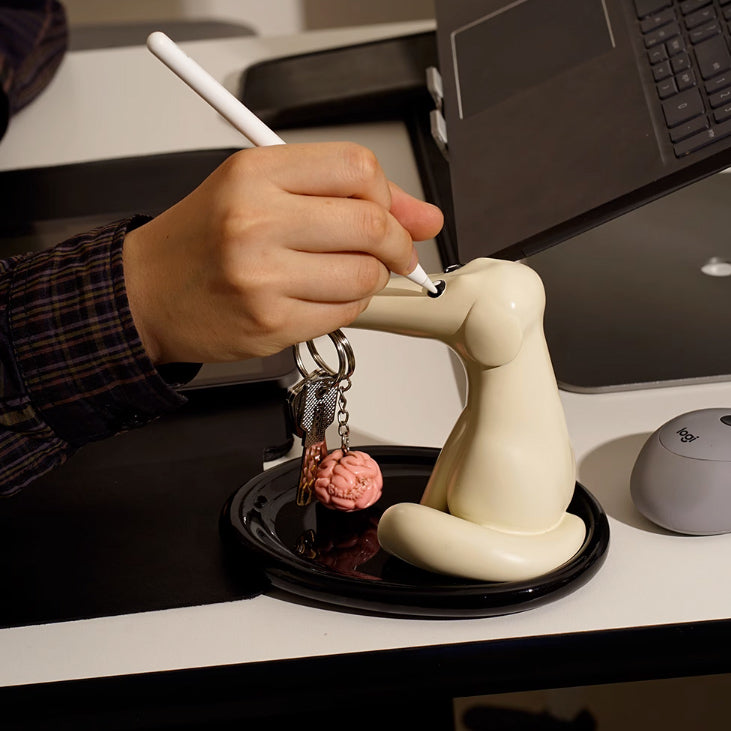 long nose dog key keeper