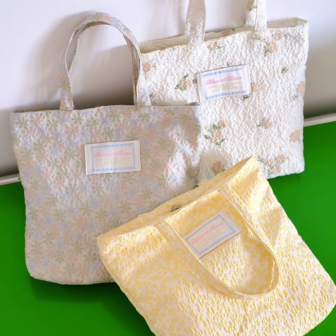 4design jacquard flower mini bag