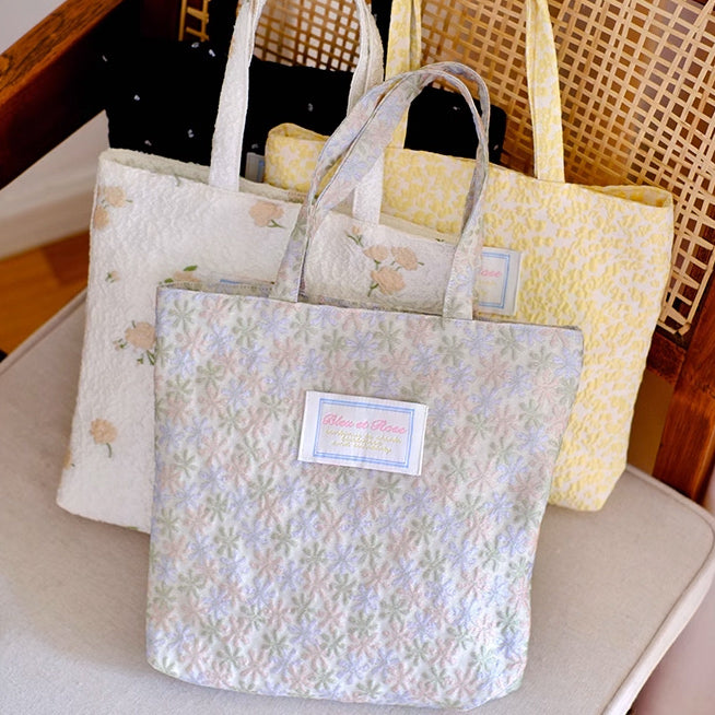 4design jacquard flower mini bag