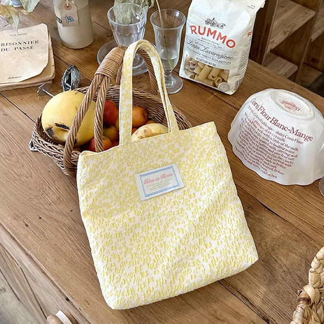 4design jacquard flower mini bag