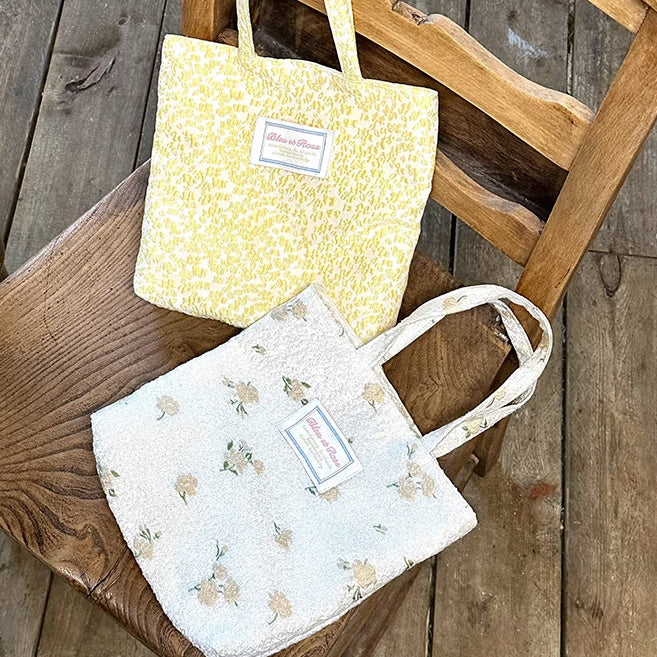 4design jacquard flower mini bag