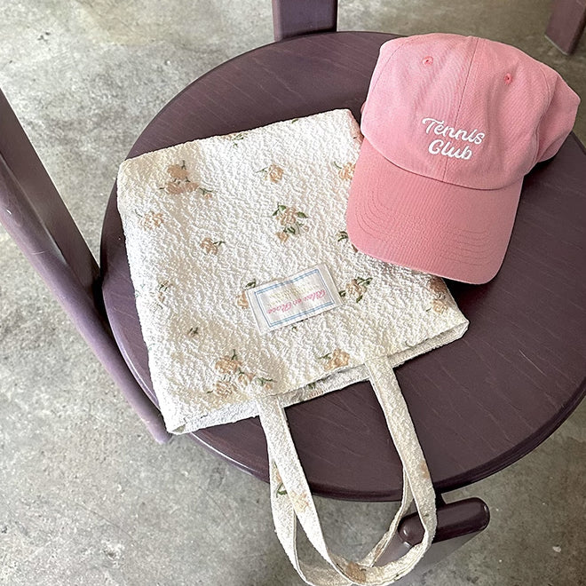 4design jacquard flower mini bag