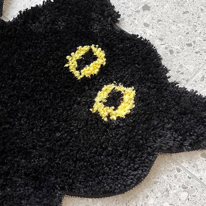 2design black cat mat