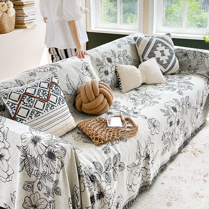 4color secret garden sofa cover