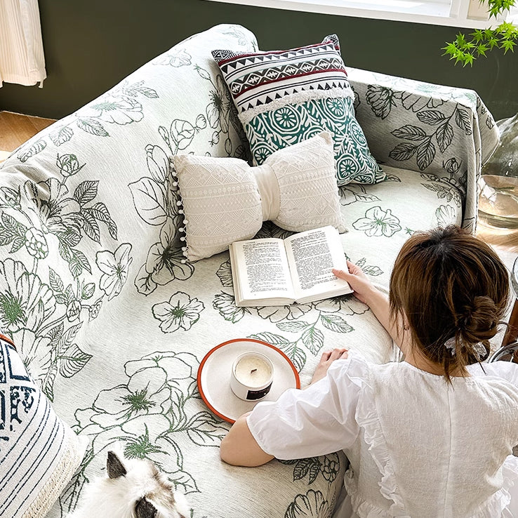 4color secret garden sofa cover