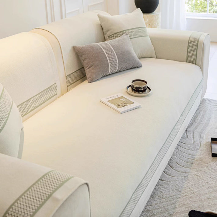 3color simple line sofa cover