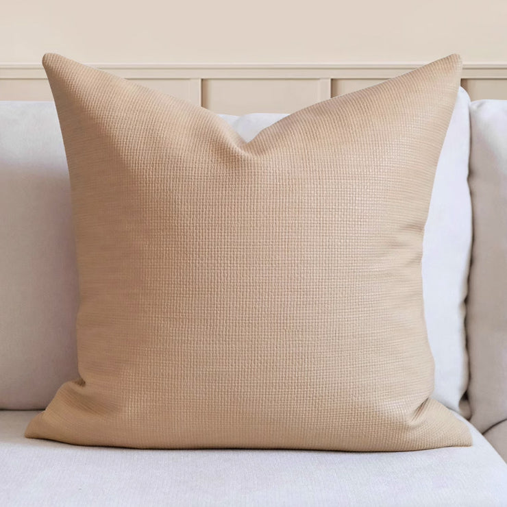 3color brown solid cushion