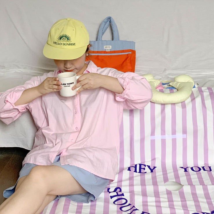 2design stripe folding picnic sheet