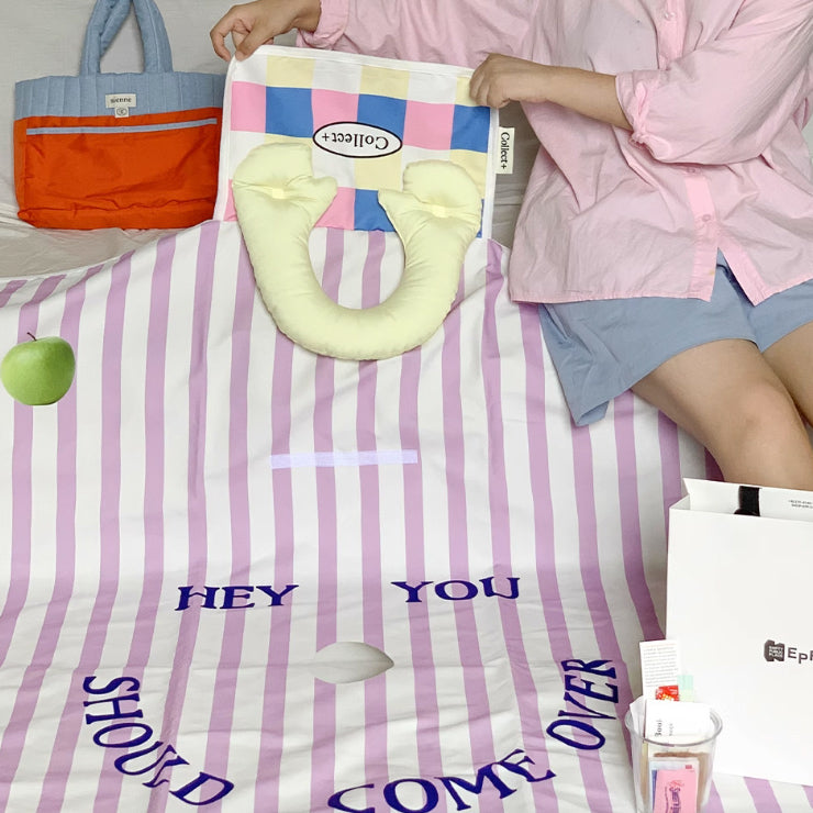 2design stripe folding picnic sheet