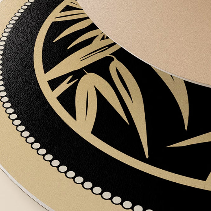 3design black bamboo coaster