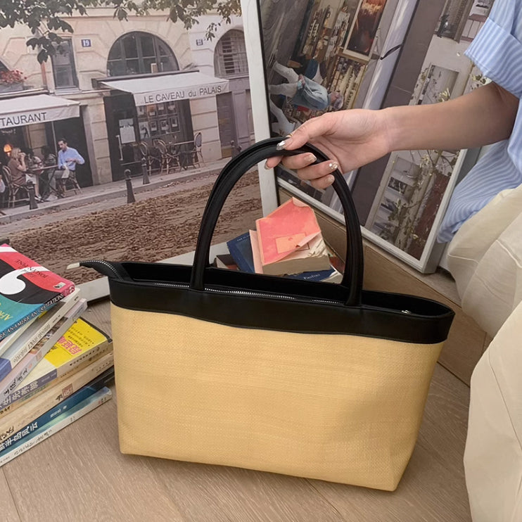 casual straw bag