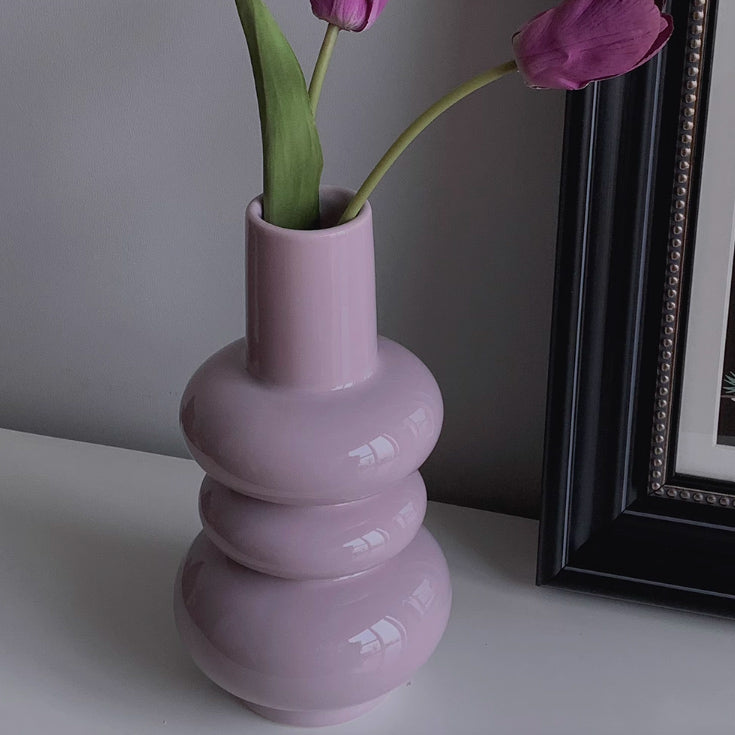 purple retro ornament vase