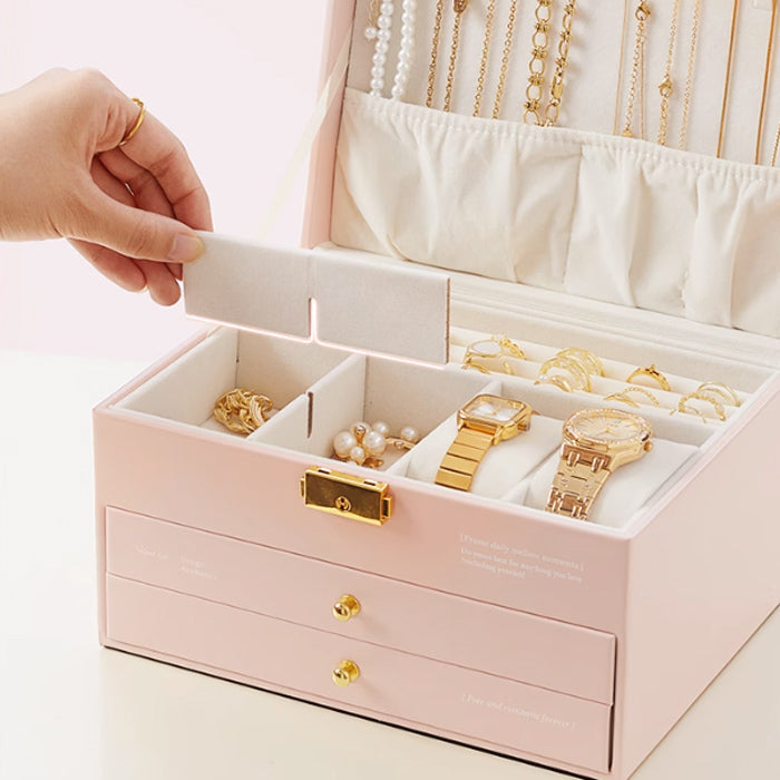 3color girly jewelry box