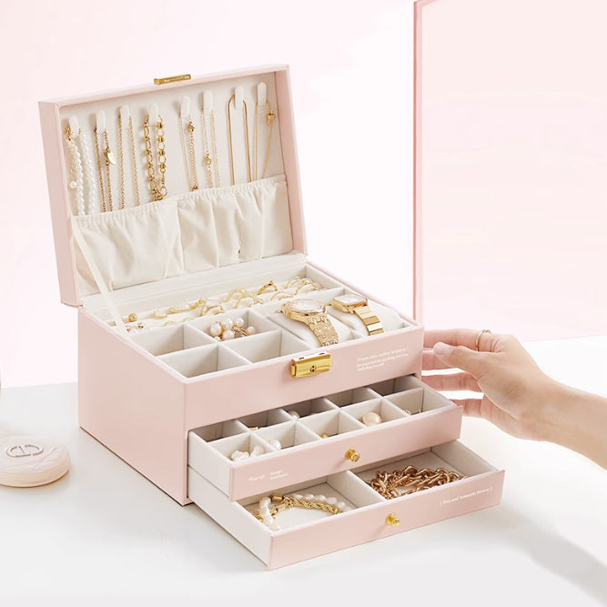 3color girly jewelry box