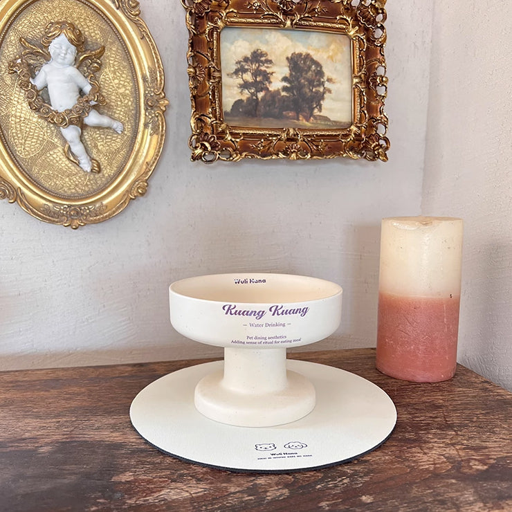 2color pets round place mat