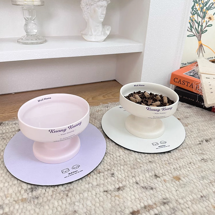 2color pets round place mat