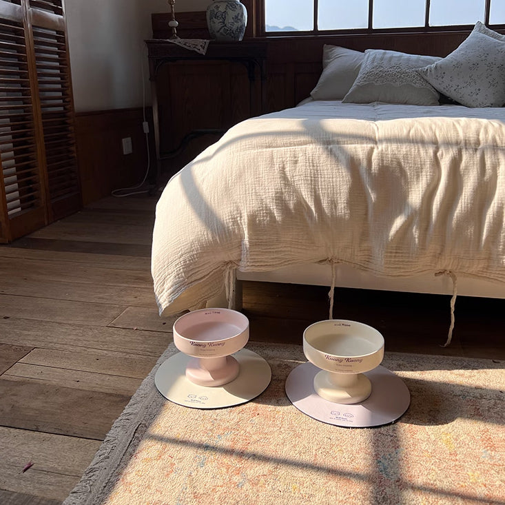 2color pets round place mat