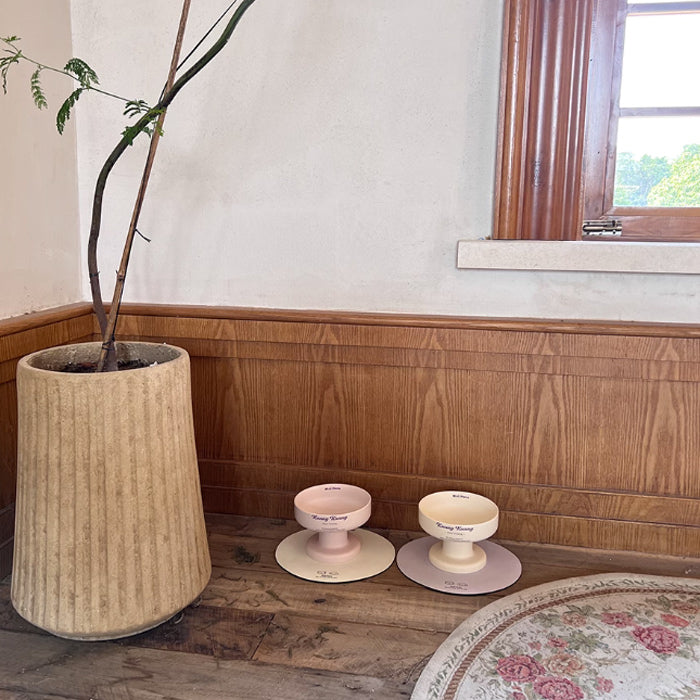 2color pet food retro bowl