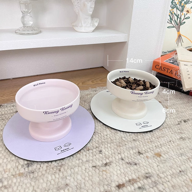 2color pet food retro bowl