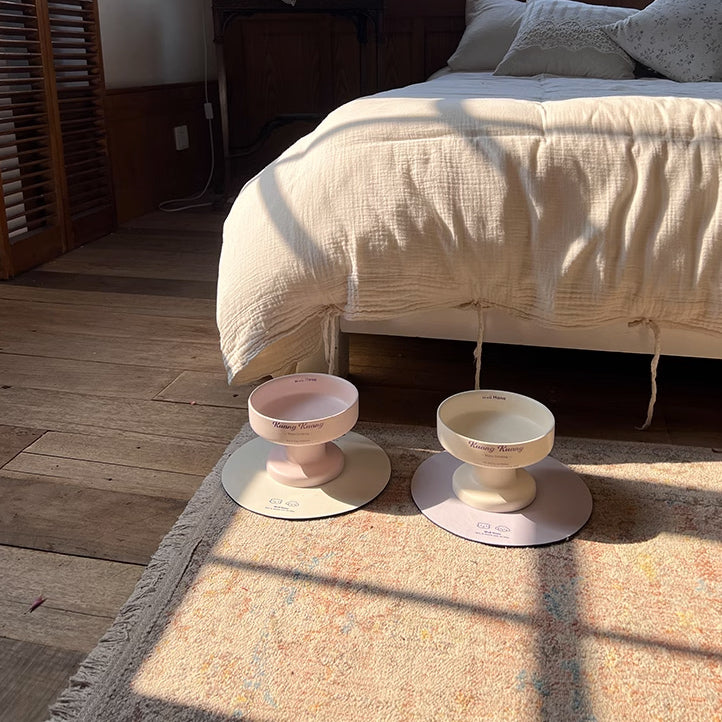 2color pet food retro bowl