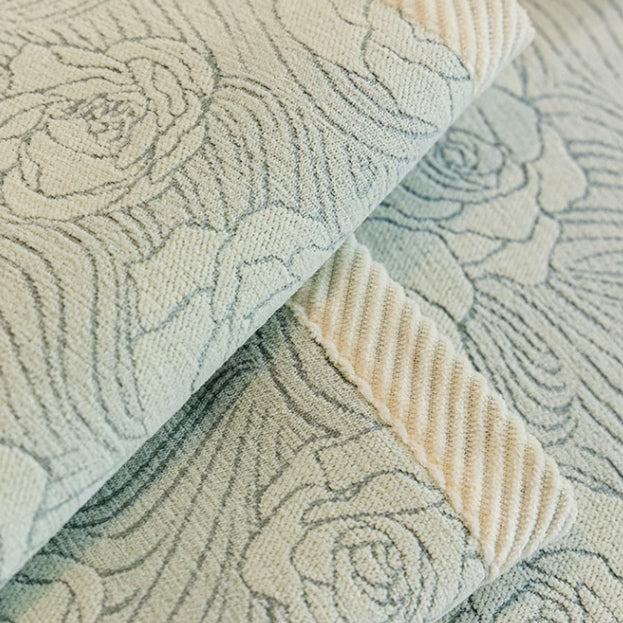 4color jacquard rose sofa cover