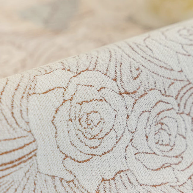 4color jacquard rose sofa cover