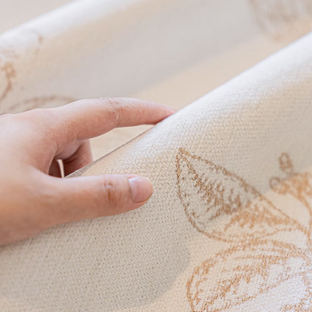 3color jacquard botanical sofa cover