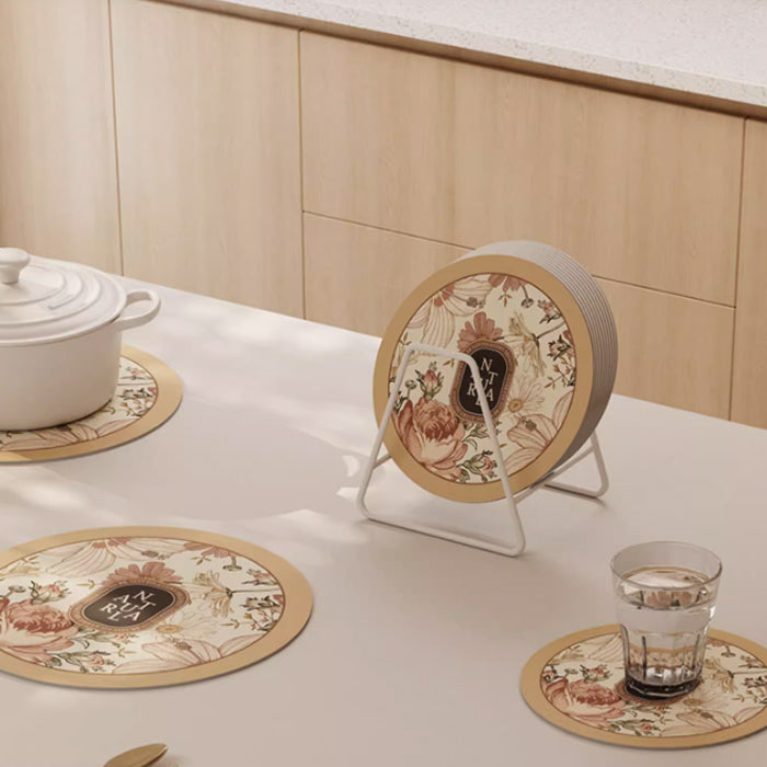 7design garden flower coaster