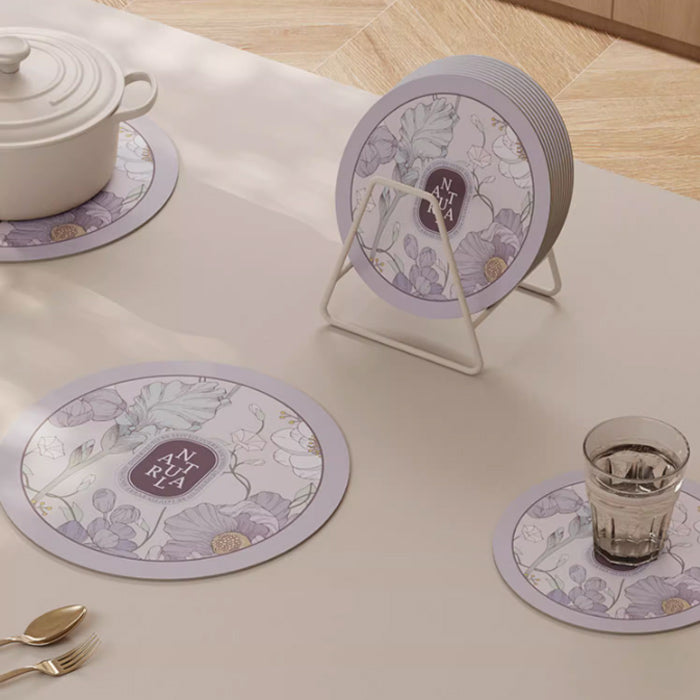 7design garden flower coaster