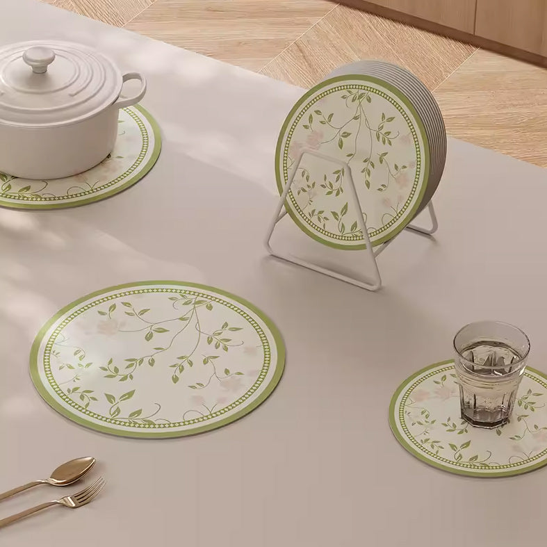 7design garden flower coaster