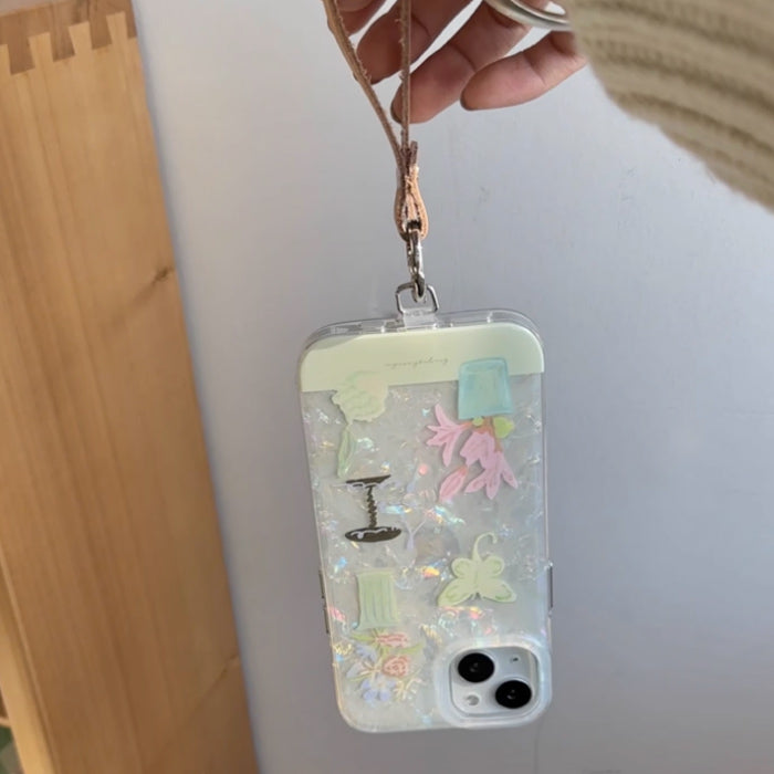 aurora shell iPhone case