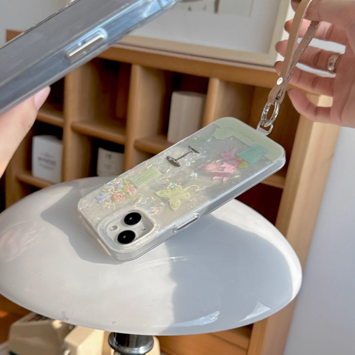 aurora shell iPhone case