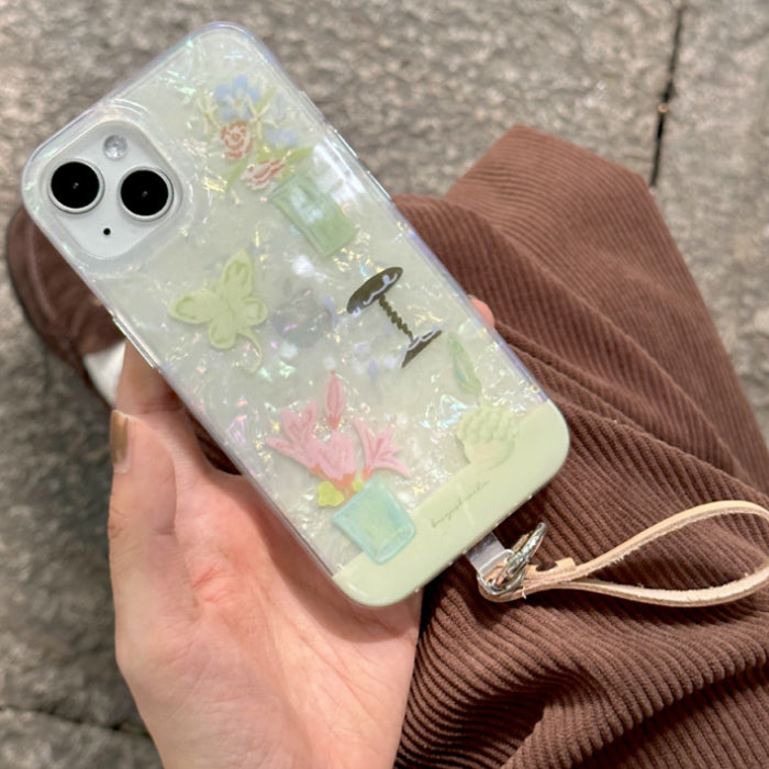 aurora shell iPhone case