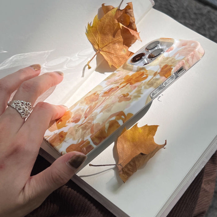 fallen leaves iPhone case