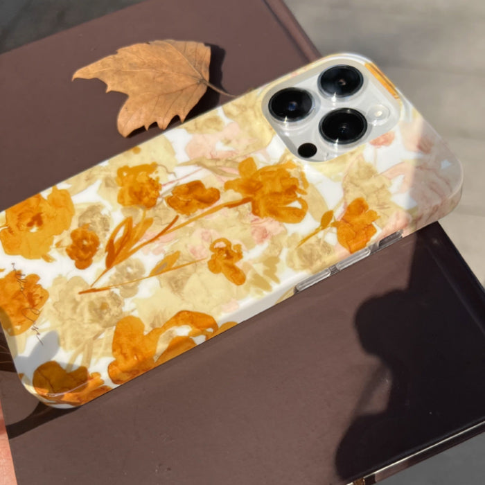 fallen leaves iPhone case