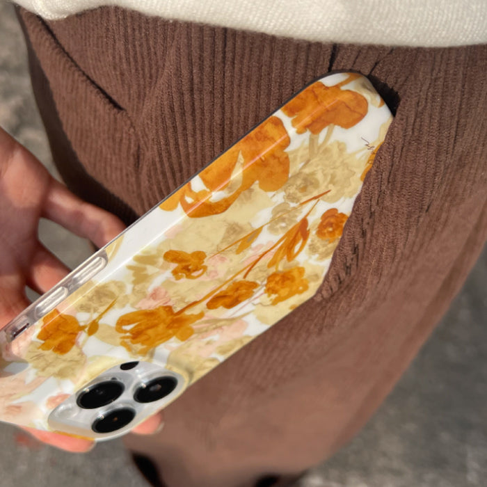 fallen leaves iPhone case