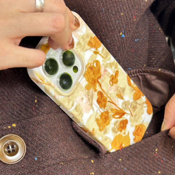 fallen leaves iPhone case