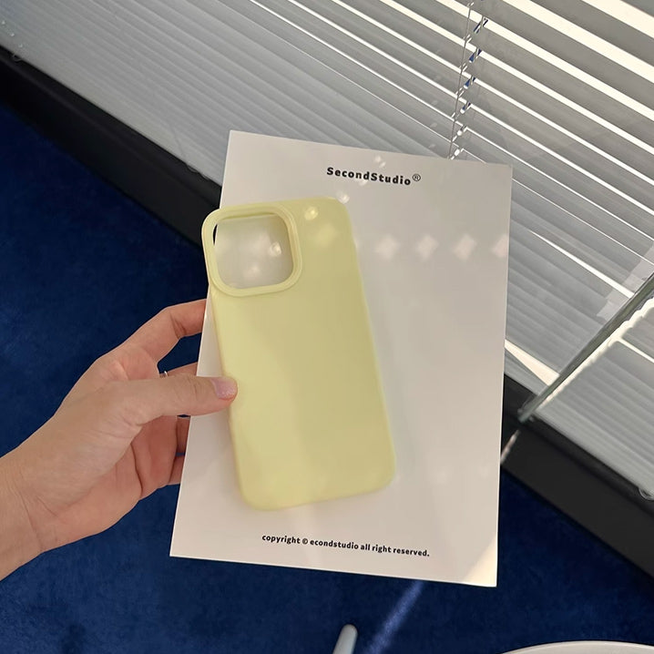 5color simple pastel iPhone case