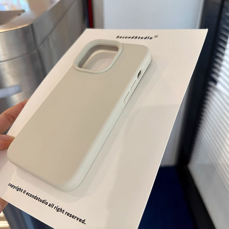 5color simple pastel iPhone case