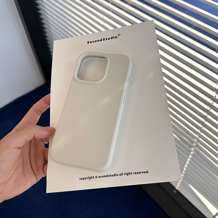 5color simple pastel iPhone case